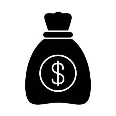 para çantası simgesi, siluet biçimi