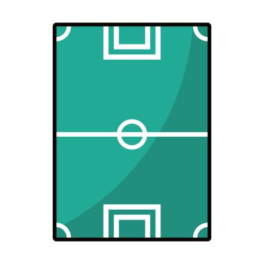 futbol sahası simgesi, satır ve doldurma biçimi