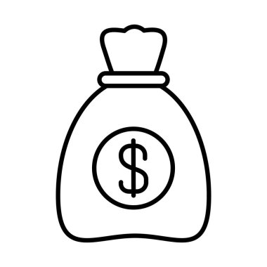 para çantası simgesi, satır biçimi