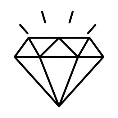 Elmas mücevher simgesi, satır biçimi
