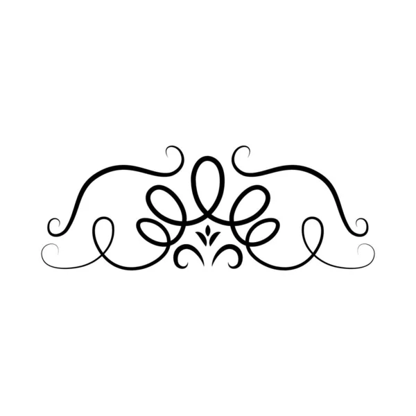 Значок с орнаментом кручения, стиль линии — стоковый вектор
