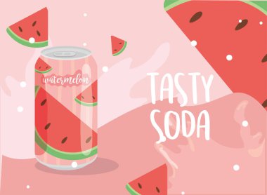 Lezzetli karpuz vektör tasarımı.