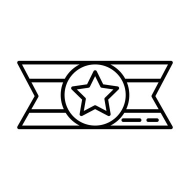 Yıldız simgesi ile VIP bileti, satır biçimi