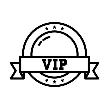 VIP mühür simgesi, satır biçimi