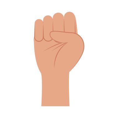 yumruklama simgesi, renkli tasarım