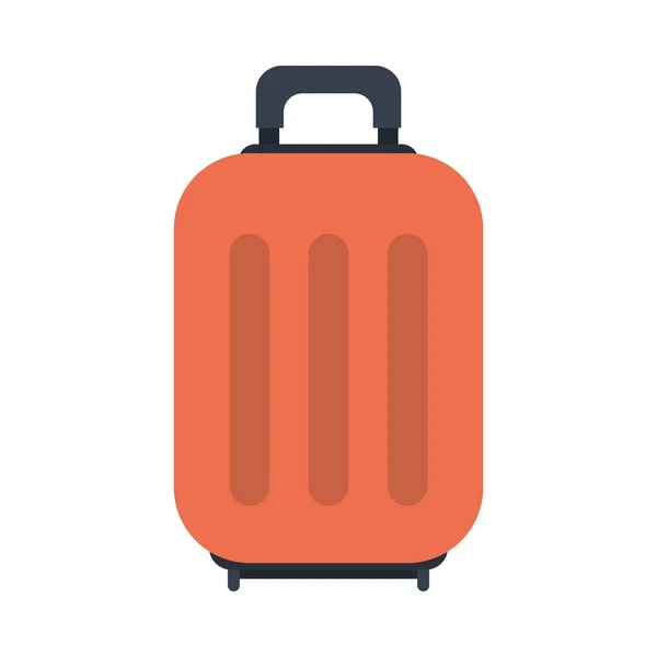 Travel suitcase icon, colorful design — Stock Vector