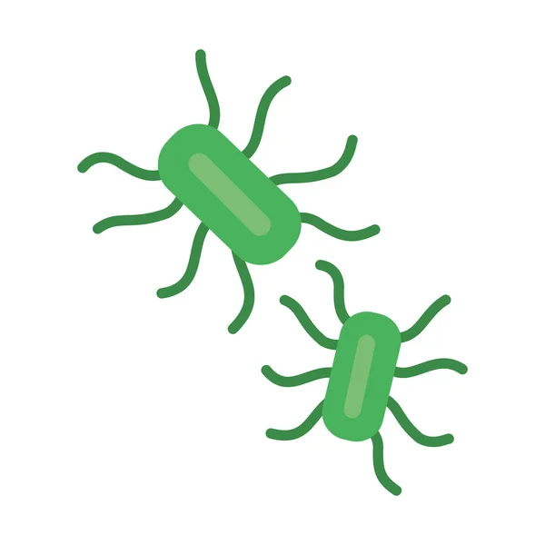 Ícone de bactérias salmonella, design colorido —  Vetores de Stock