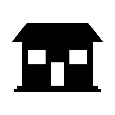 ev şekli simgesi, siluet biçimi