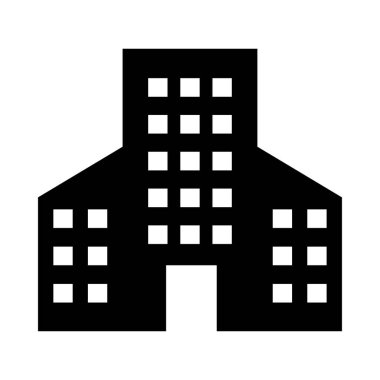 Daireler bina simgesi, siluet biçimi