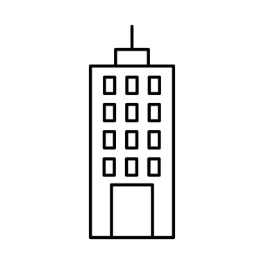 Otel binasının simgesi, satır biçimi