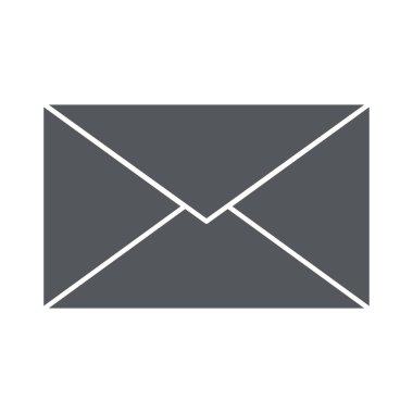 zarf simgesi resmi, siluet biçimi