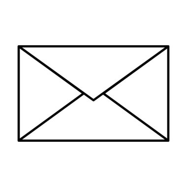 zarf simgesi resmi, satır biçimi