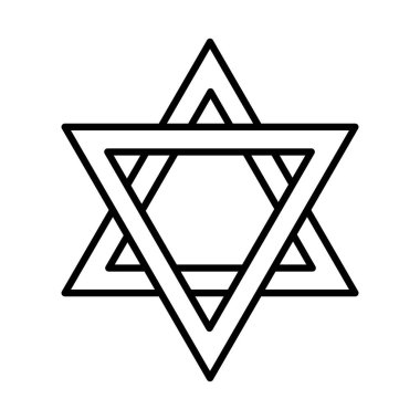 David simgesinin yıldızı, satır biçimi