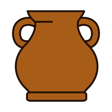 Kil sürahi simgesi, satır ve doldurma biçimi