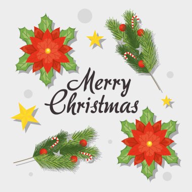 Mutlu noel süslemelerinin ikonu