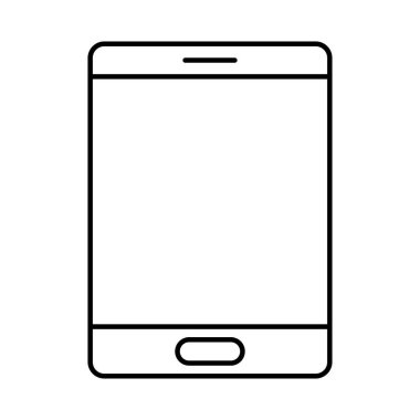 akıllı telefon aygıtı simgesi, satır biçimi