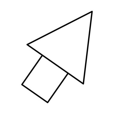 ok imleç simgesi, satır biçimi