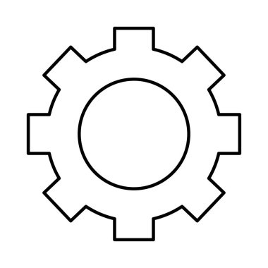 dişli tekerlek simgesi, satır biçimi