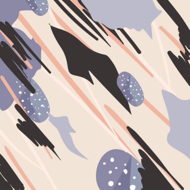 Soyut mor ve pembe desenli arka plan vektör tasarımı