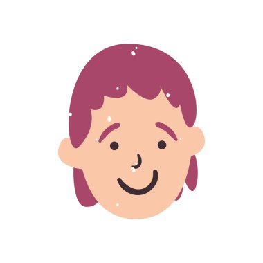 Çocuk çizgi filmi izole vektör tasarımı