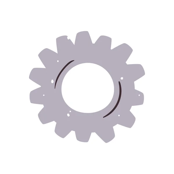 Gear icon isolated vector design — Stock Vector