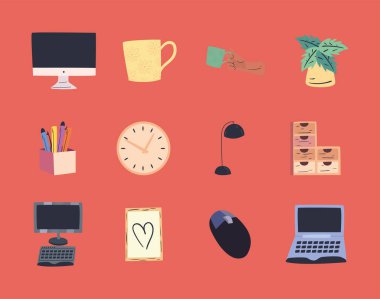 işyeri sembolü vektör tasarımı