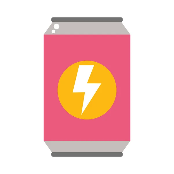 Icono de lata de soda, diseño colorido — Archivo Imágenes Vectoriales
