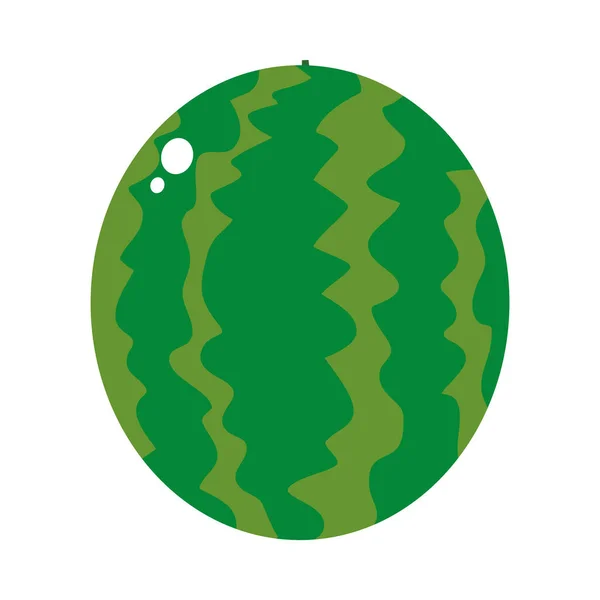 Icono de la fruta de sandía, diseño colorido — Vector de stock