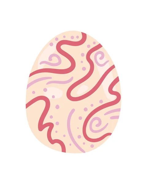 Felice disegno vettore uovo di Pasqua — Vettoriale Stock