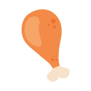 tavuk kalçası simgesi, renkli tasarım