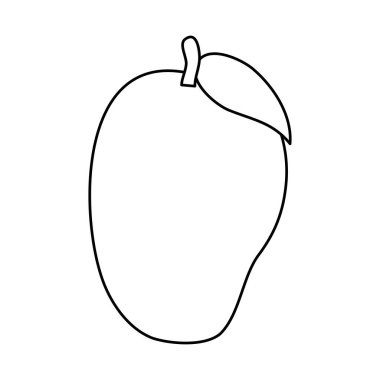 mango meyve simgesi, çizgi biçimi