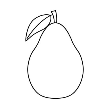 armut meyve simgesi, satır biçimi