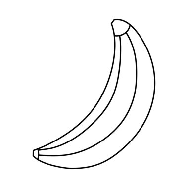 muz meyve simgesi, satır biçimi