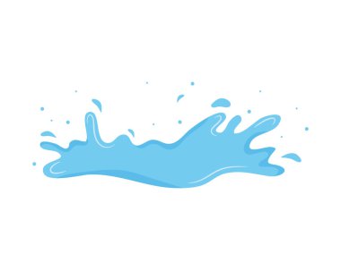 su sıçrama simgesi, renkli tasarım