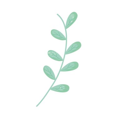 Yaprak simgesi olan kök, renkli tasarım