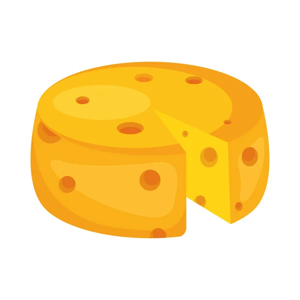 Ícone de queijo cheddar —  Vetores de Stock