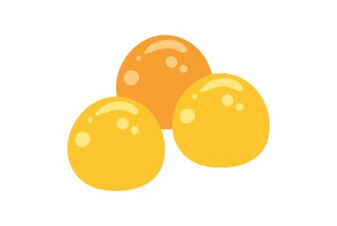 İzole edilmiş uchuvas meyveleri.