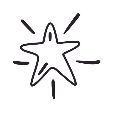 İzole yıldız simgesi