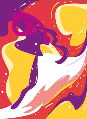 Sıçrama boyama arkaplanı