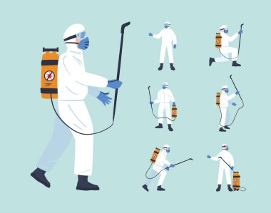 Adamları dezenfekte et