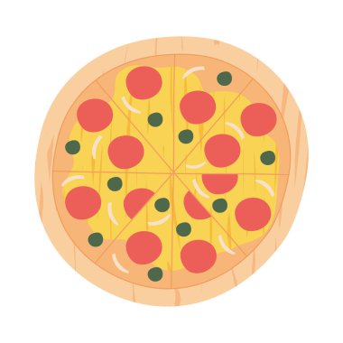 dilimlenmiş pizza ikonu