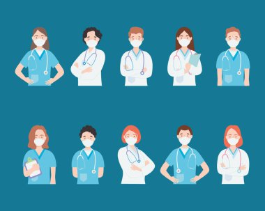 Tıbbi doktorlar hazır.