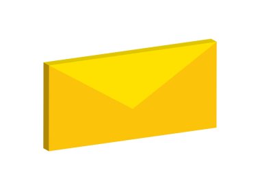 Isometric zarf simgesi