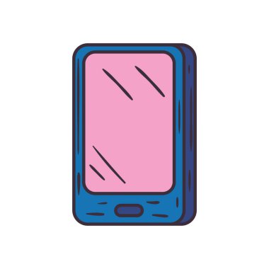 İzole edilmiş dijital akıllı telefon