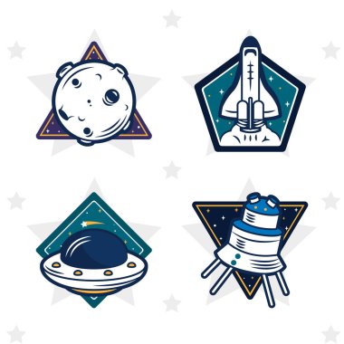 uzay rozetleri resimleme