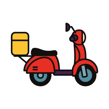 dağıtım motosikleti simgesi