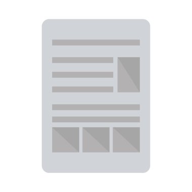 gazete sayfası simgesi