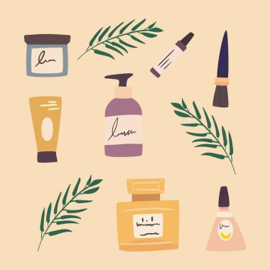 Makyaj sembolü koleksiyonu