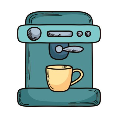 Kahve makinesi barı.