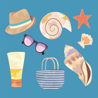 Yaz sahili simgeleri